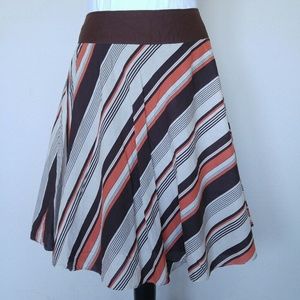 Fian A - Line Multicolored Skirt.Fully lined.